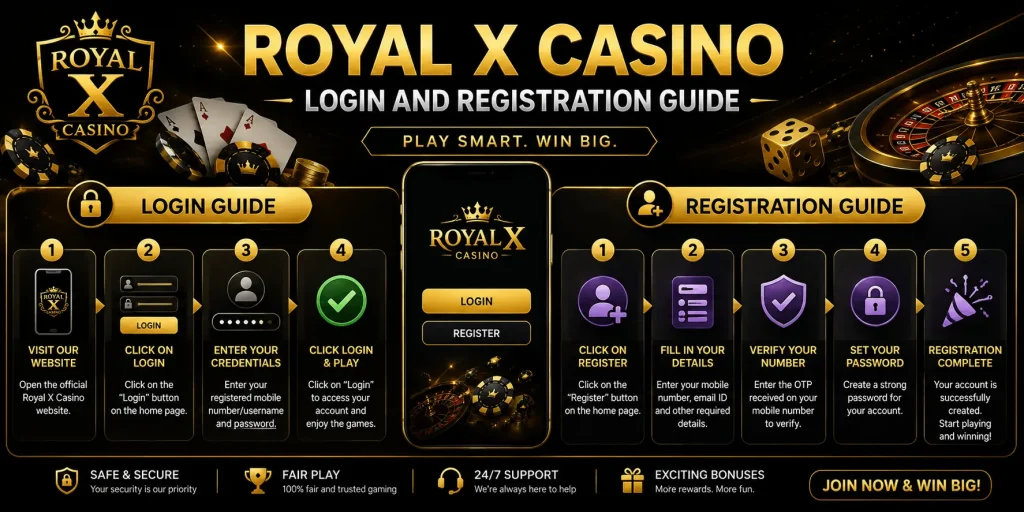 Royal X Casino Login and Registration Guide
